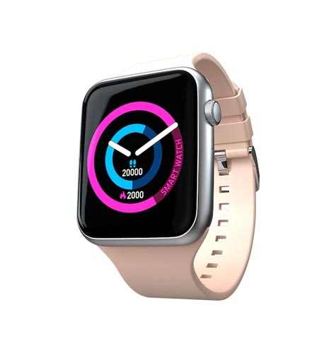 Beige Ring Bluetooth Calling SpO2 & 1.7 Smartwatch 05BSWAAY#5